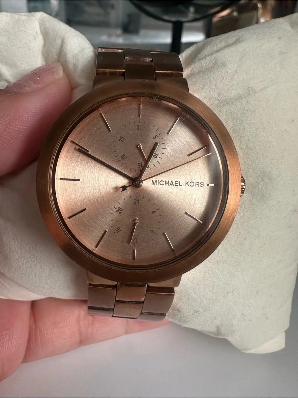 Michael Kors Rose Gold Stainless Steel Bracelet Watch